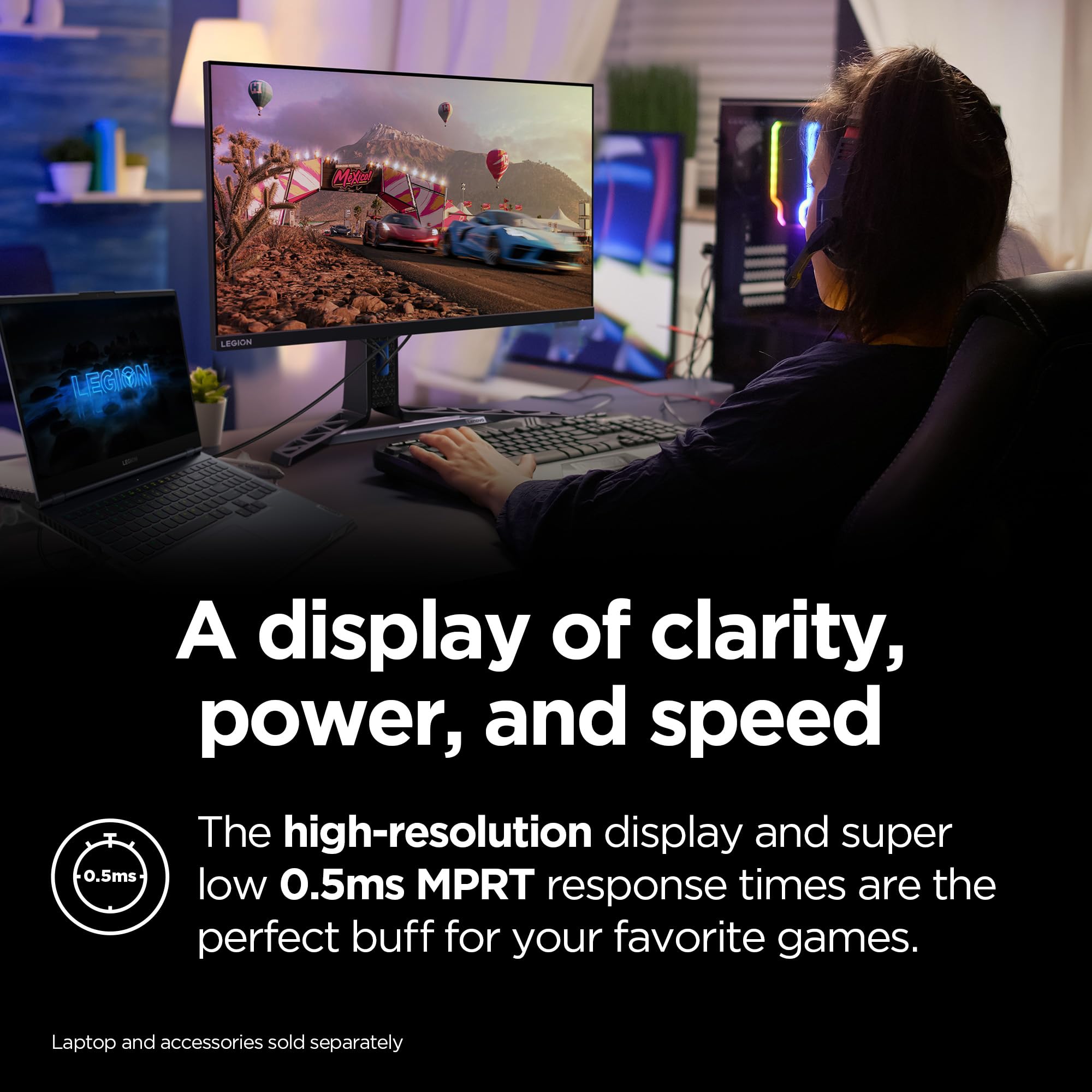 Amazon.com: Lenovo Legion Y27h-30 Monitor - Gaming Monitor - 27
